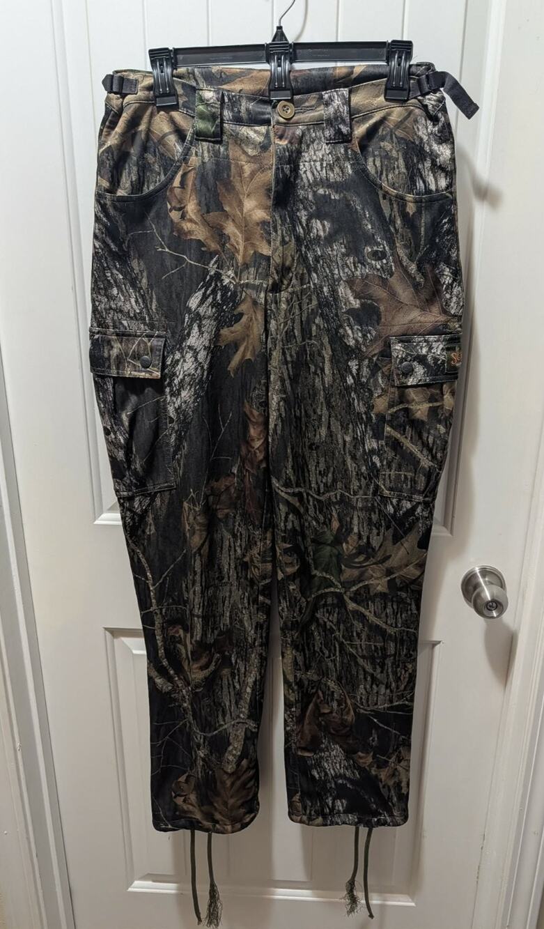 Scent-Lok Mossy Oak Break Up Cargo Camouflage Hunting Pants Men’s M Odor Control